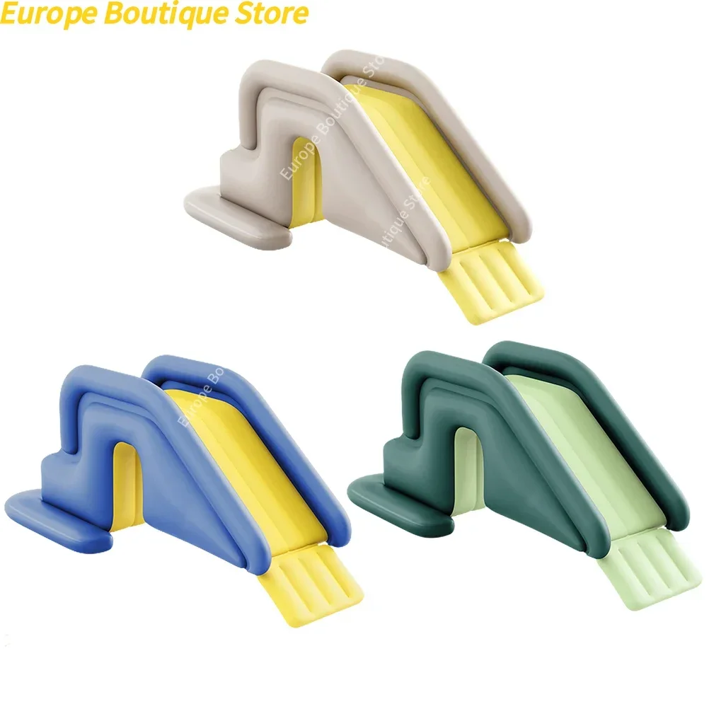Aufblasbare Wasserrutsche, aufblasbare Wasserrutsche, kompakte aufblasbare Kletterwand, Wasserrutsche, Park, Outdoor, Sommerspaß für Kinder Image