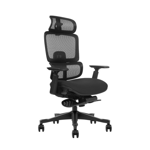 Ergonomischer Bürostuhl / Bürodrehstuhl, höhenverstellbar, Black, high-back, ergonomic office chair (1 Stück) Image