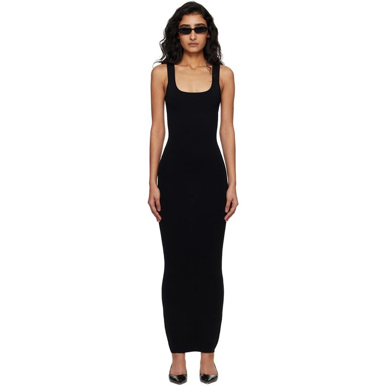 Square Neck Midi Dress