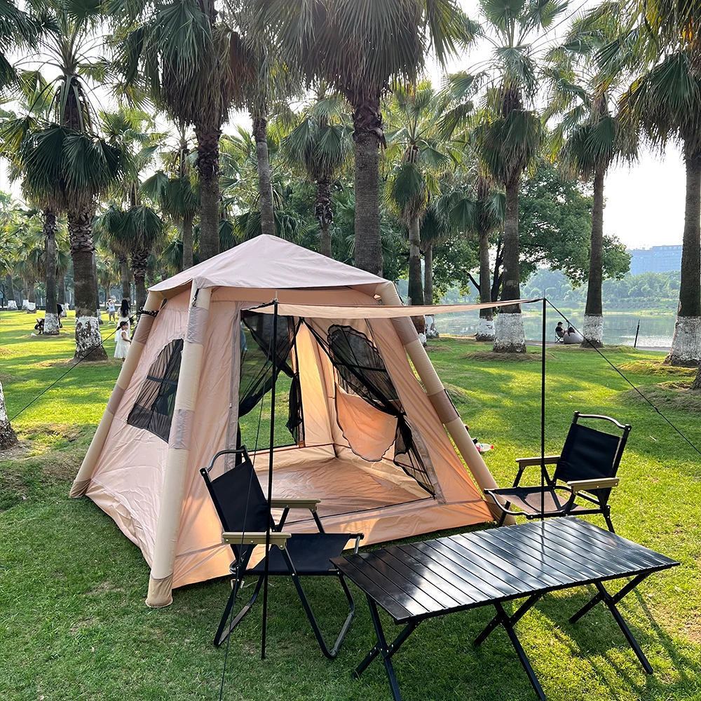 Großes 5-8 Personen Luftzelt für Outdoor Strand Camping Wandern - Wasserdicht mit viel Innenraum für komfortablen Aufenthalt Image