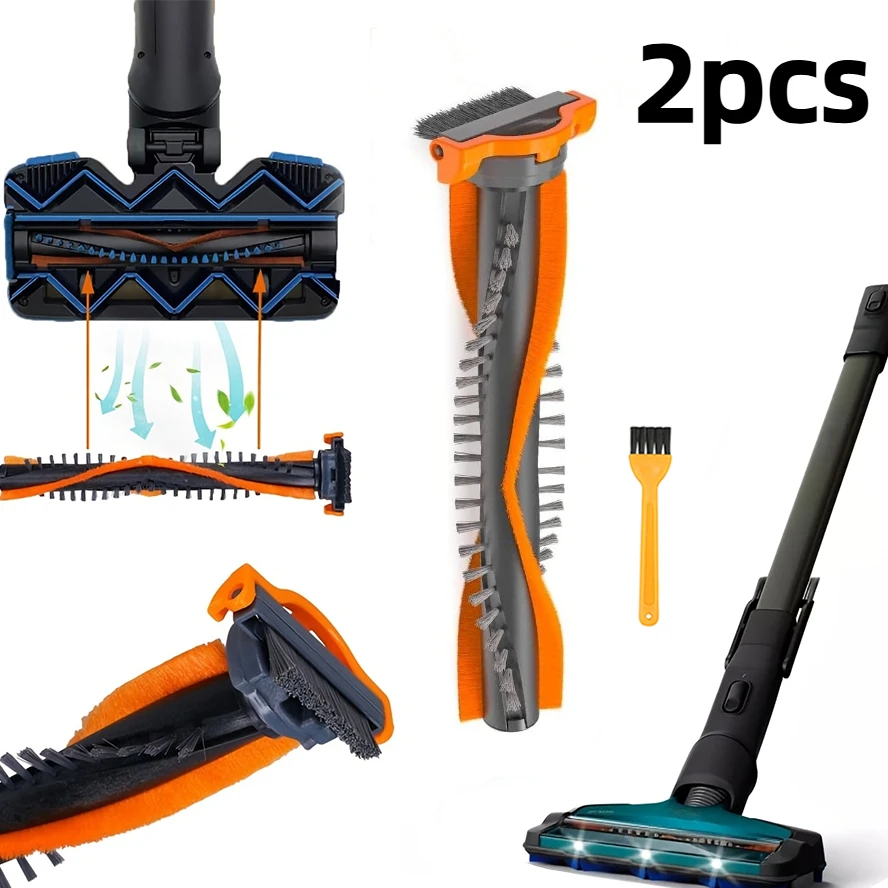 2 Stück Hauptbürste für Philips 360-Grad-Saugdüse für SpeedPro Max / Aqua Staubsauger FC6 XC7 XC8 Serie Image
