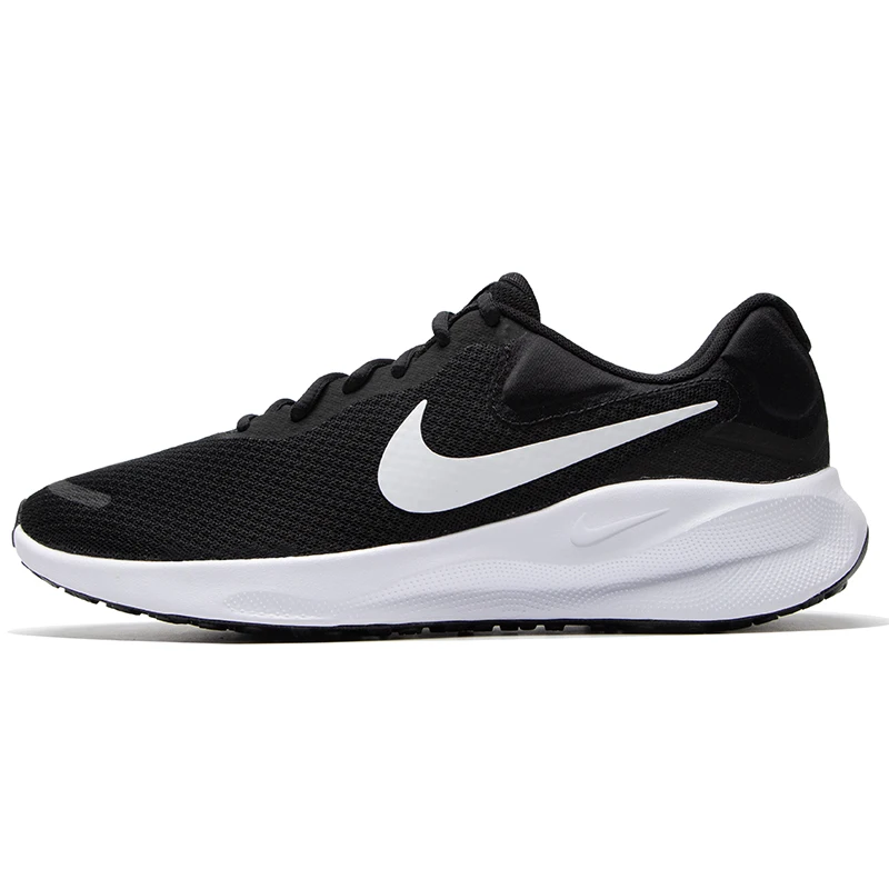 Nike Herrenschuhe Revolution 7 Sportschuhe sind bequeme, verschleißfeste, leichte, komfortable und gepolsterte Laufschuhe Fb2207-001