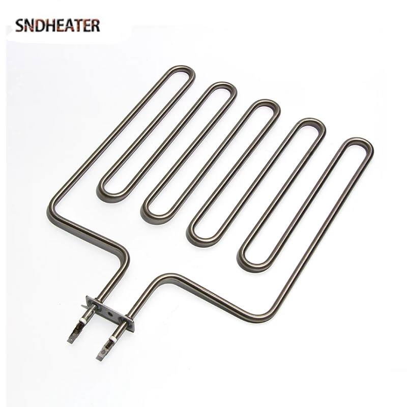 SNDHEATER BBQ-Lufterhitzerelement 2,5 kW 5U Saunaofen Grill Ersatzteile 110 V/220 V/380 V 304 Edelstahl-Ofenheizung 30 x 42 cm