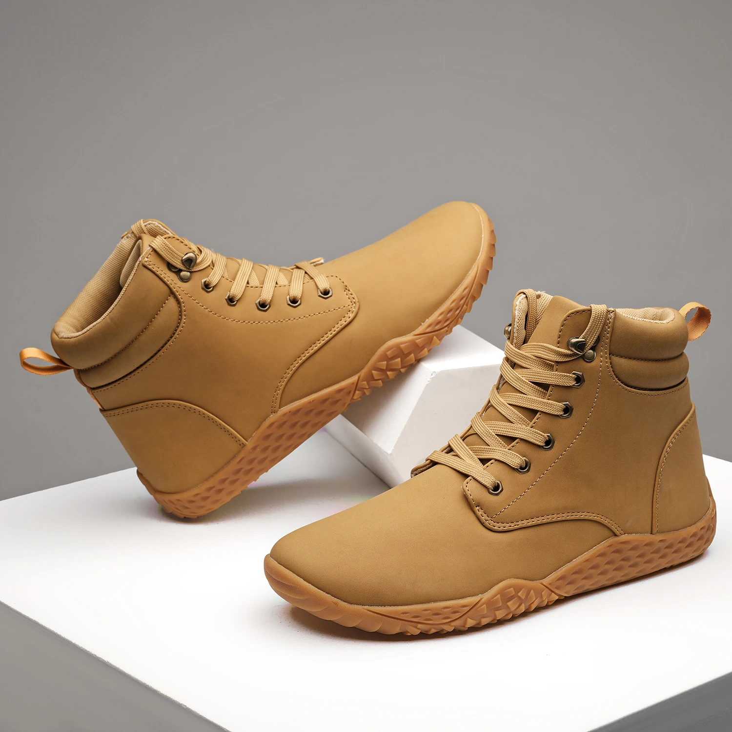 Arbeit Leichte Sportschuhe 41-46 Herrenschuhe Breite Barfuß-Sneaker Saison Outdoor Atmungsaktive vielseitige lässige trendige Schuhe