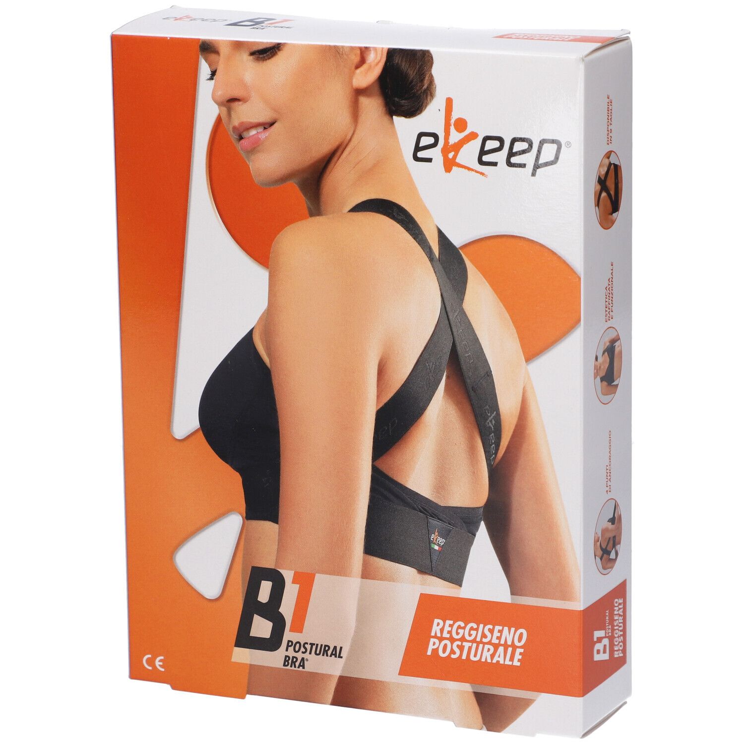 Reggiseno B1 Postural Bra Bianco Ekeep 3 1 St