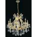 Elegant Lighting Maria Theresa 26 Inch 9 Light Chandelier - 2801D26G-RC