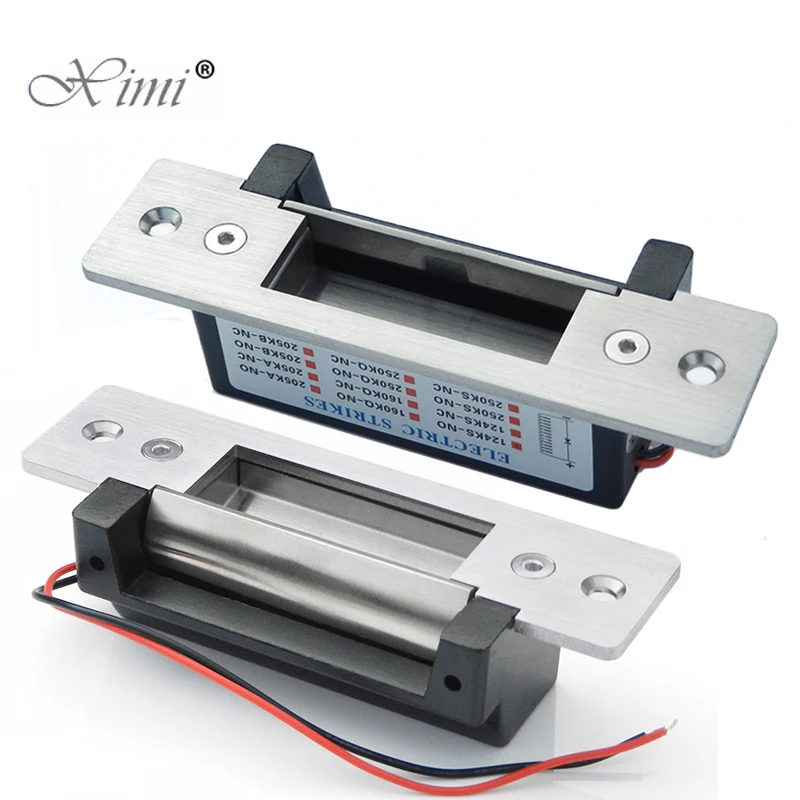ANSI-Standard Hochleistungs-Elektro-Türöffner mit 1000 kg Haltekraft für Glastüren, elektrische Öffnung/Verriegelungskraft einstellbar