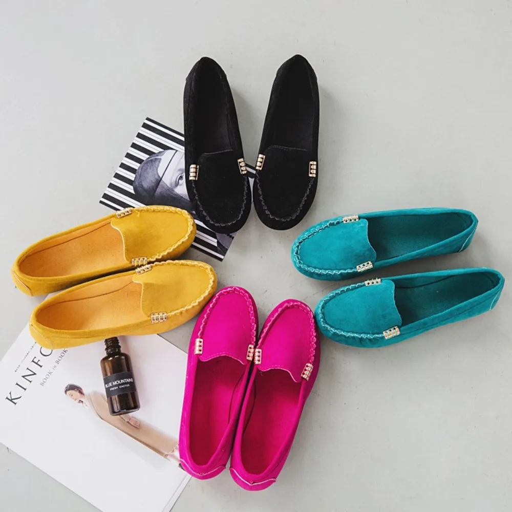 Neue Frauen Schuhe 2024 Frühling Herbst Zapatos Mujer Frauen Casual Flache Schuhe Rutscht Runde Kappe Denim Flache Loafer Plus Größe Jeans schuhe