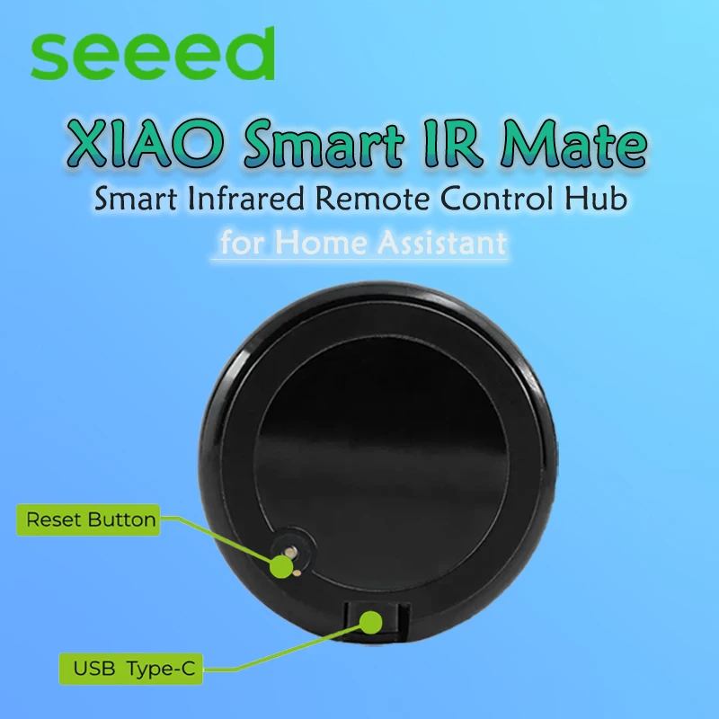 XIAO Smart IR-Fernbedienung Hub Mate Smart Infrarot für Home Assistant, ESP32-C3 Core, Haptic Feedback ﻿ ,One-Touch-Lernen Image