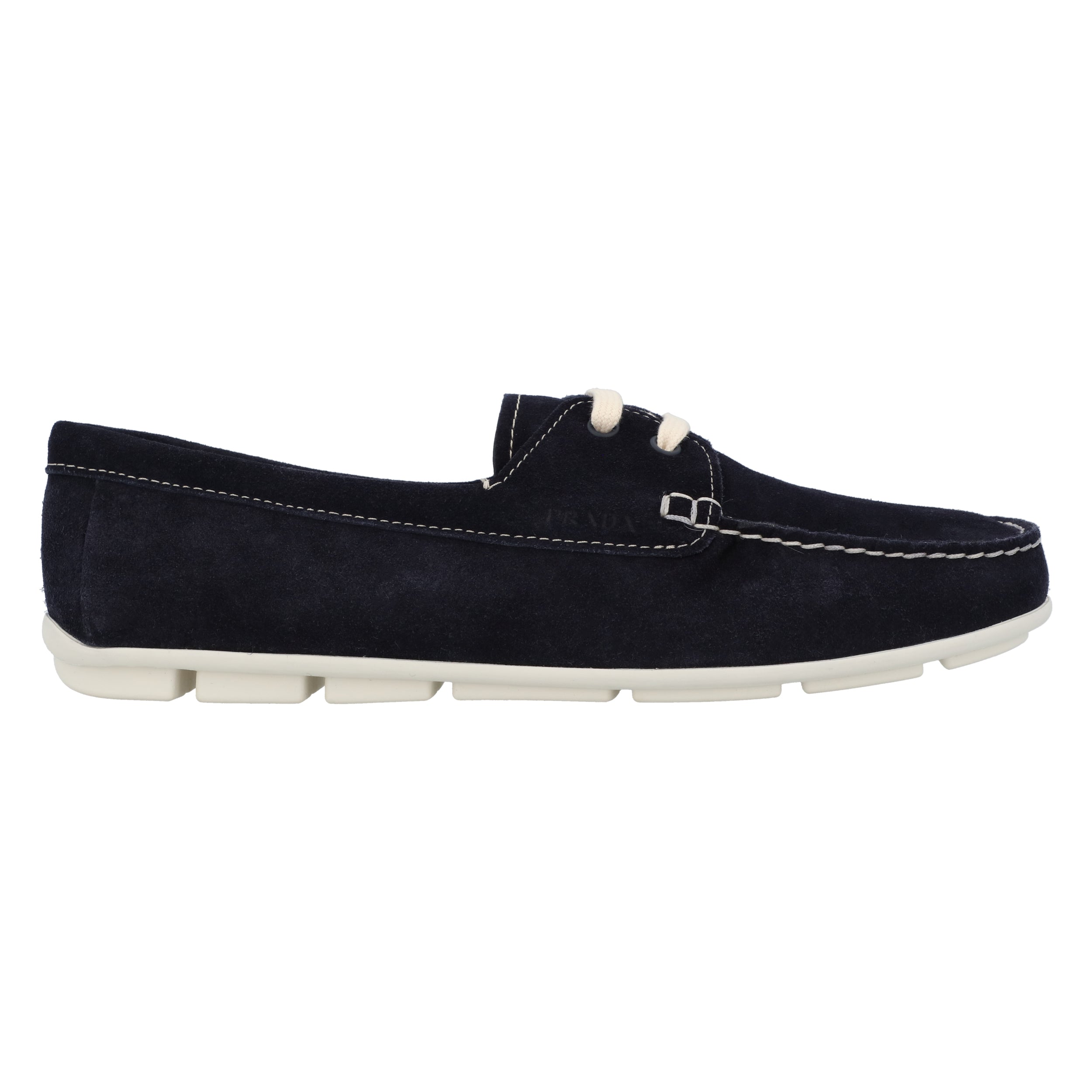 Prada Wildleder-Loafer in Schwarz Damenschuhe
