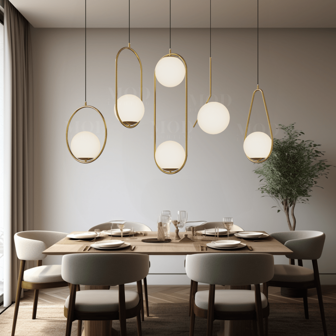 Jewels & Pearls (Open Box Uk) | Nordic Pendant Light | Black Ash / Style B / Warm White (3000k) | MOD LIGHTING