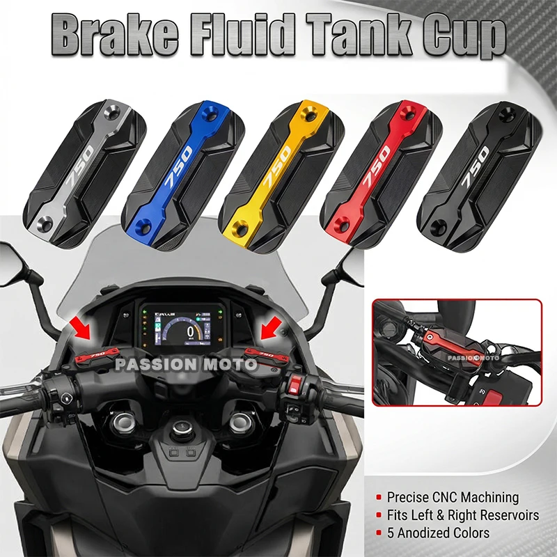 Für Honda Forza750 NSS750 FORZA750 XADV750 NC750X FORZA NSS xadv 750 Motorrad CNC Vorderer Bremsflüssigkeitsbehälter-Deckel Ölverschluss Image