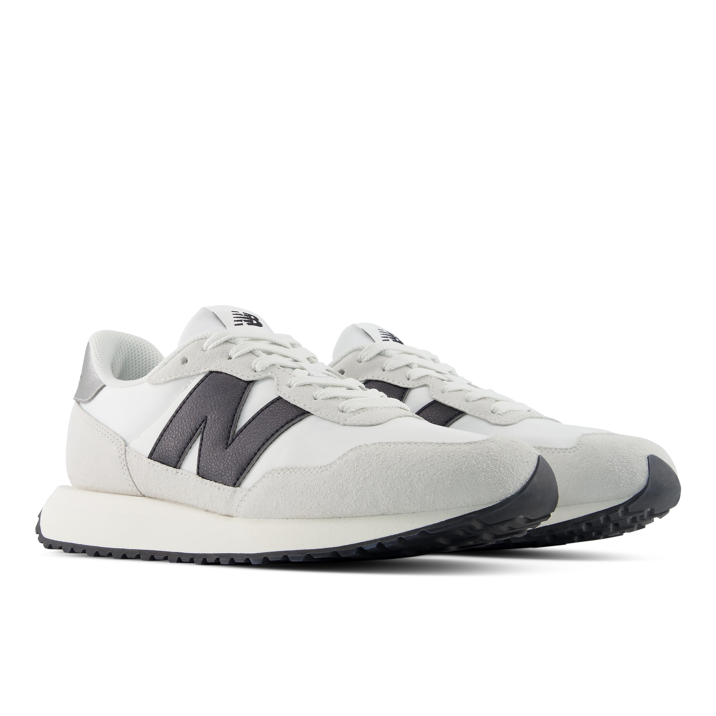 Sneaker NEW BALANCE "237", Herren, Gr. 44, nb 103 weiß, reflection, schwarz, Leder, Textil, Schuhe Sneaker