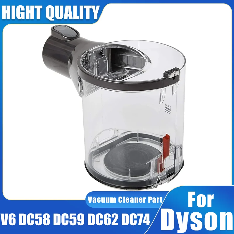 Für dyson v6 dc58 dc59 dc62 dc74 staubsauger staub behälter, staub behälter ersatzteile Image