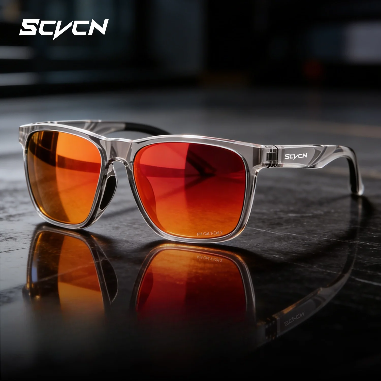 SCVCN Damen-Sonnenbrille 2026 Polarisierte Herren-Camping-Wander-Fahrbrille Sport UV400 Gläser Y2K Brille Luxus-Eyewear Image