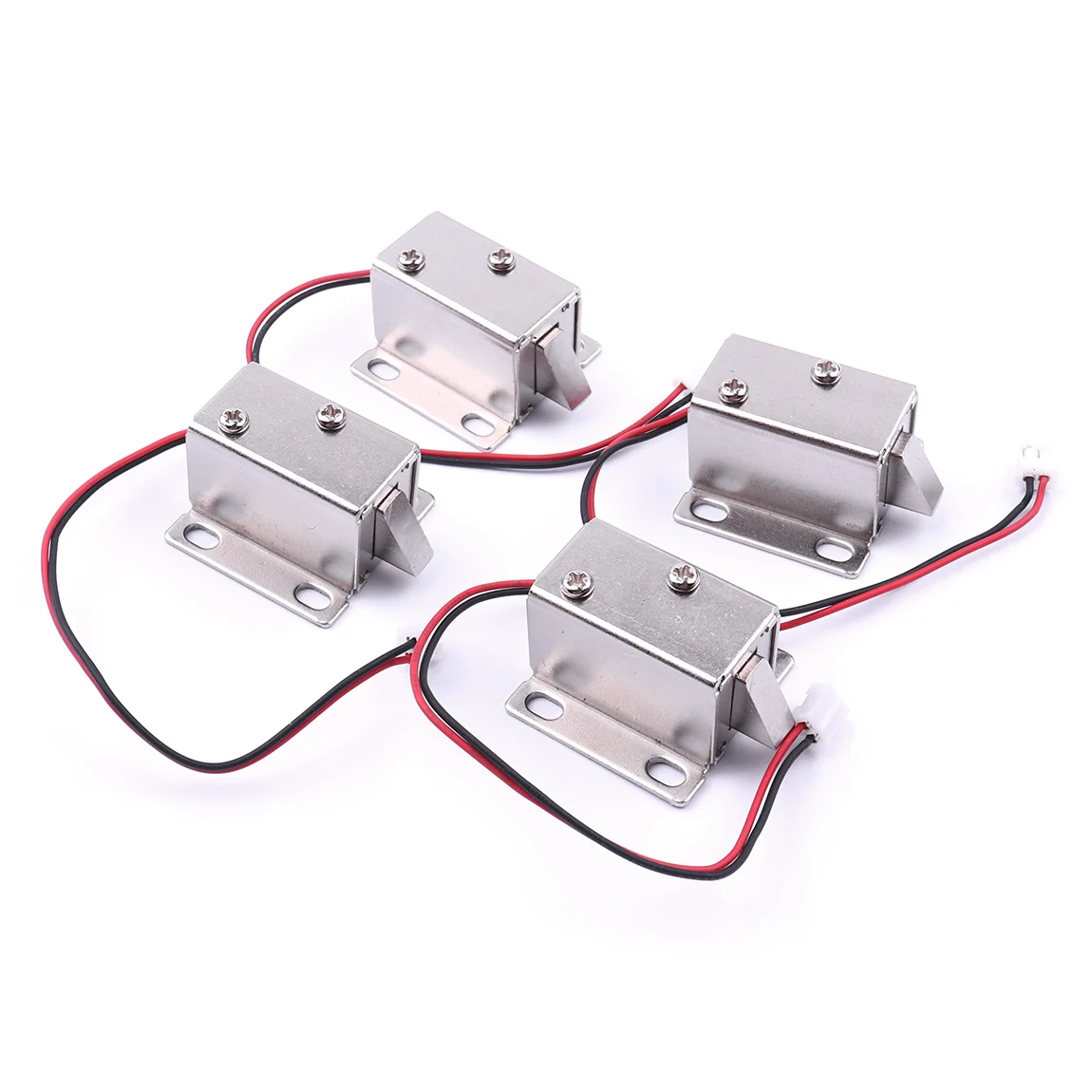 1/2/4 stücke 12V Magnet Magnetische Schloss Mini Kleine Größe Solenoid Elektromagnetische Elektronische Spind Schrank Schublade Türschloss Image