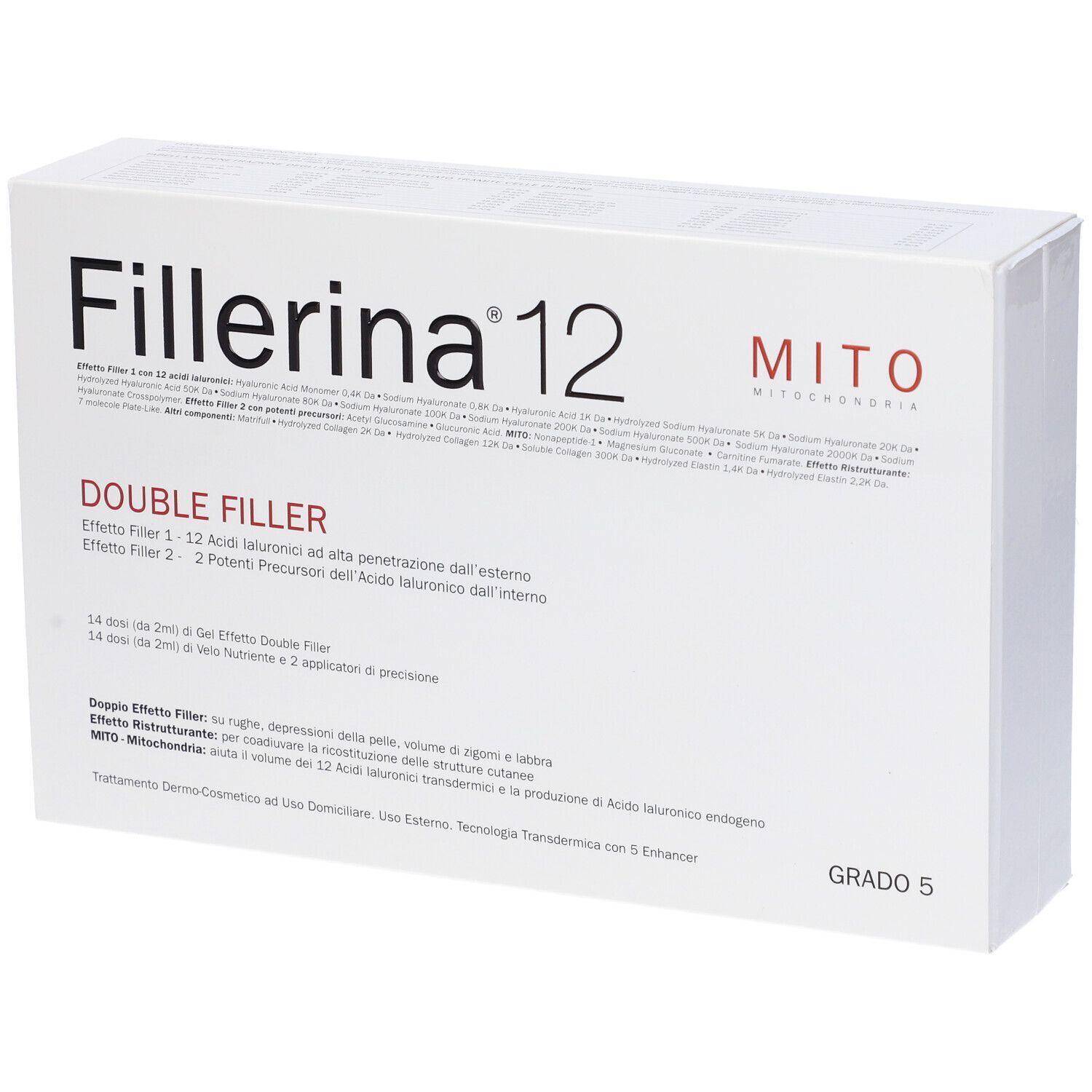 LABO Fillerina 12 Double Filler Mito Base Grado 5 60 ml Fiale