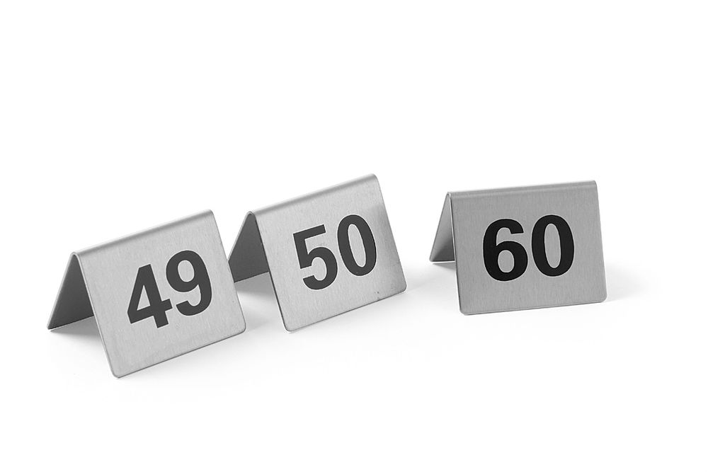 50x Tischnummern,Nummer 49-60,50x35x(H)40mm Image