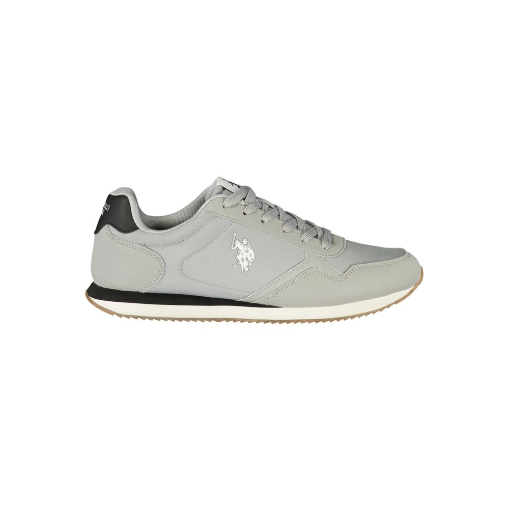 U.S. POLO ASSN. Graue Polyurethan Herren Sneaker