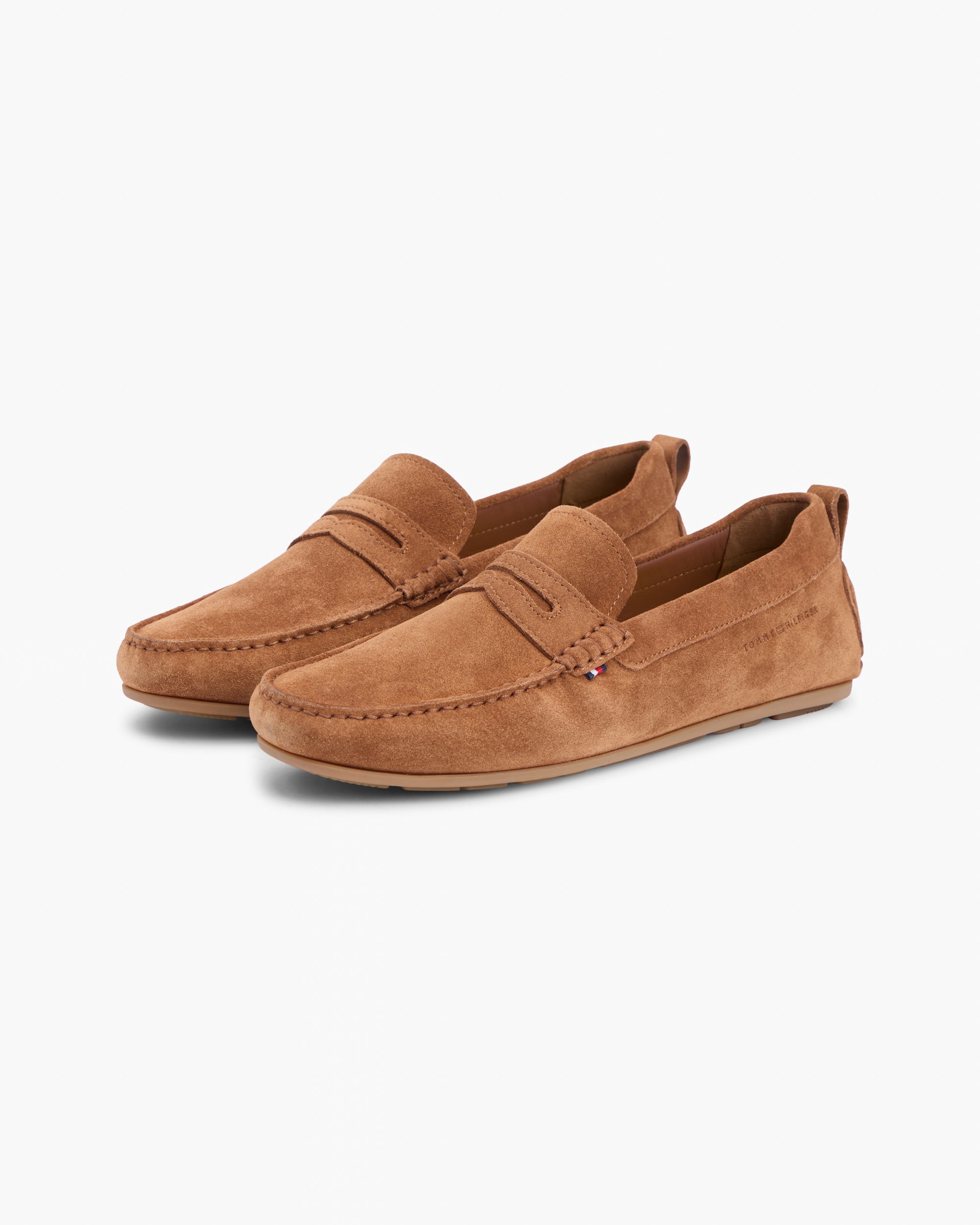 Tommy Hilfiger Core Hilfiger Herren Wildlederfahrer - Coconut Grove Wildlederfahrer in Tan