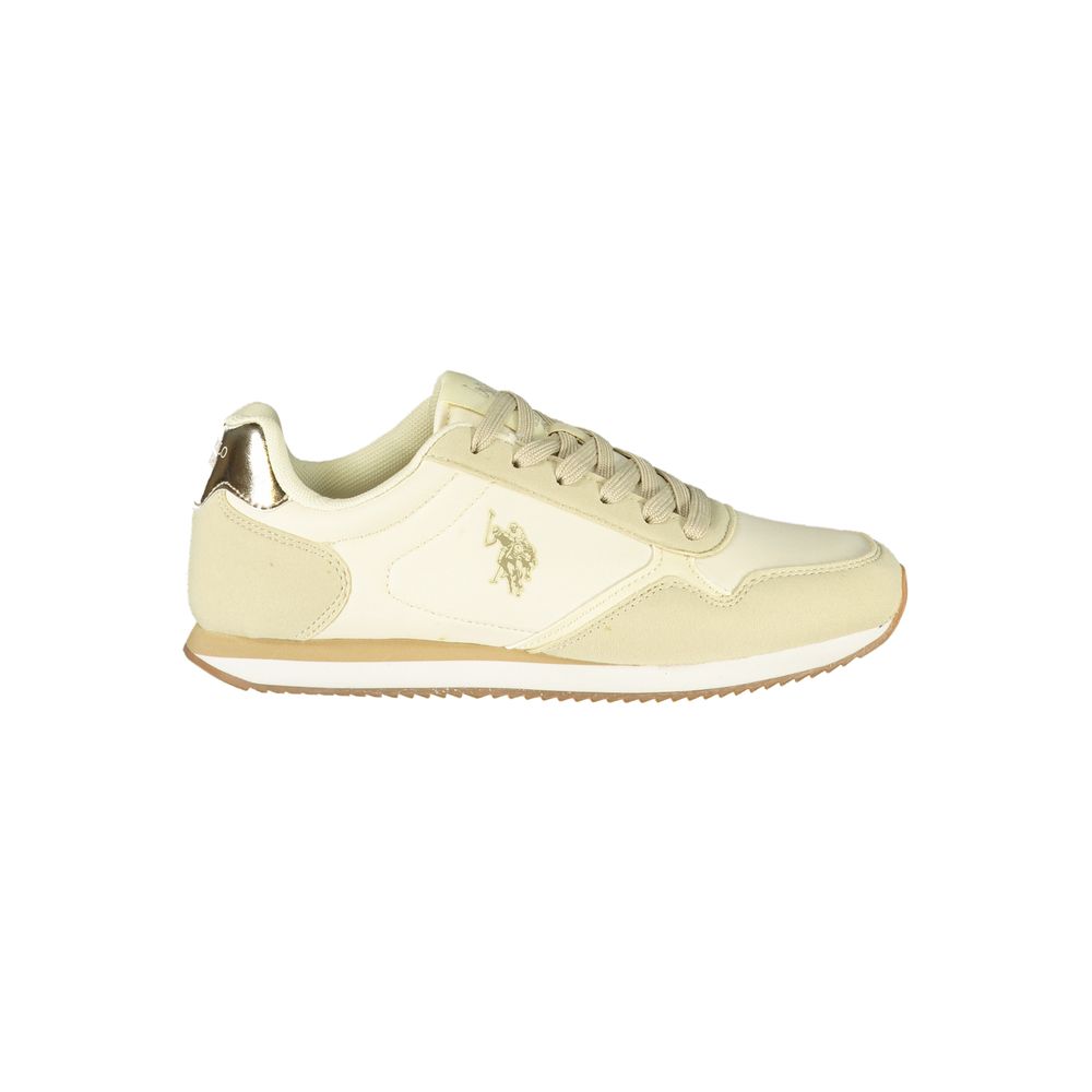 U.S. POLO ASSN. Beige Polyurethan Damen Sneaker