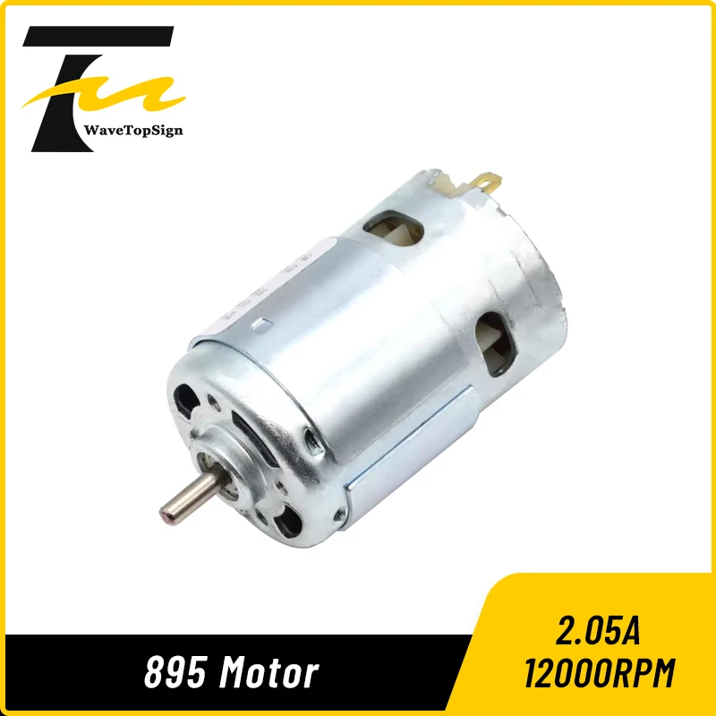 WaveTopSign Micro 895 Motor DC12-24V Hochleistungsgenerator 2,05A 12000 U/min Doppelkugellager Großes Drehmoment Image