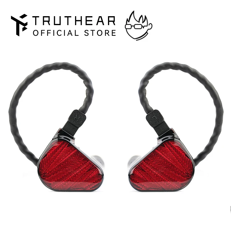 TRUTHEAR x Crinacle ZERO:ROT-Kopfhörer Dual Dynamic Drivers In-Ear-Kopfhörer mit 0,78 2-Pin-Kabel Image