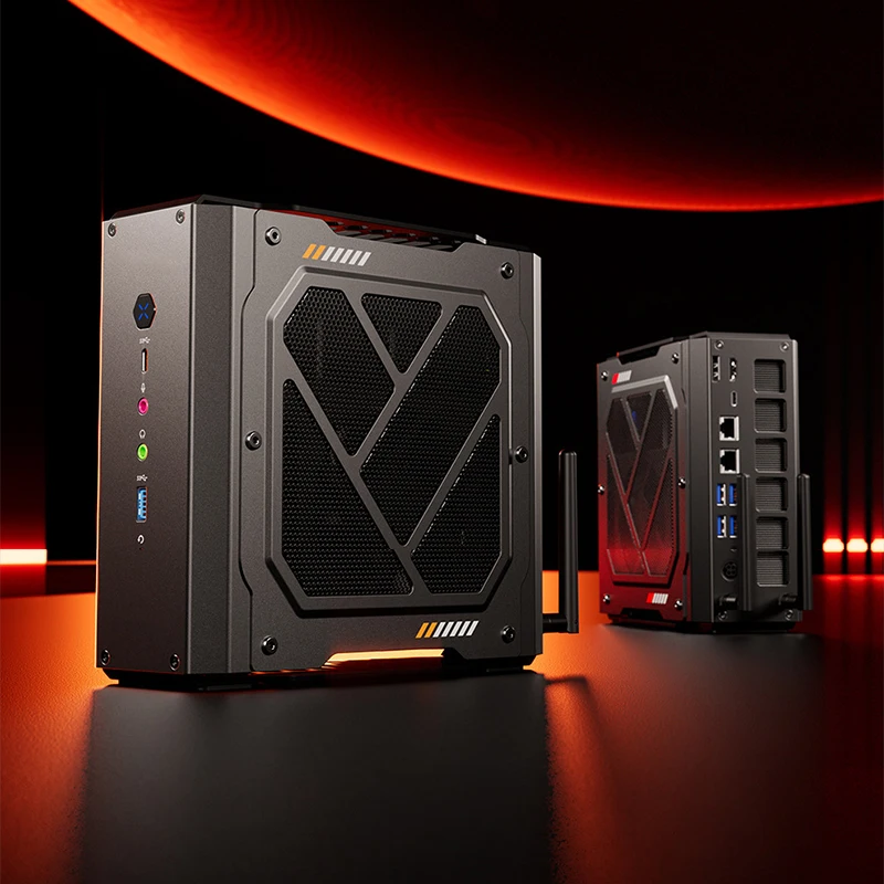 PC de jeu de bureau haut de gamme, mini PC avec carte graphique dédiée, processeur Intel Core i7-7940HX et carte graphique AMD Radeon RX 7600 XT — Jouez aux jeux AA
