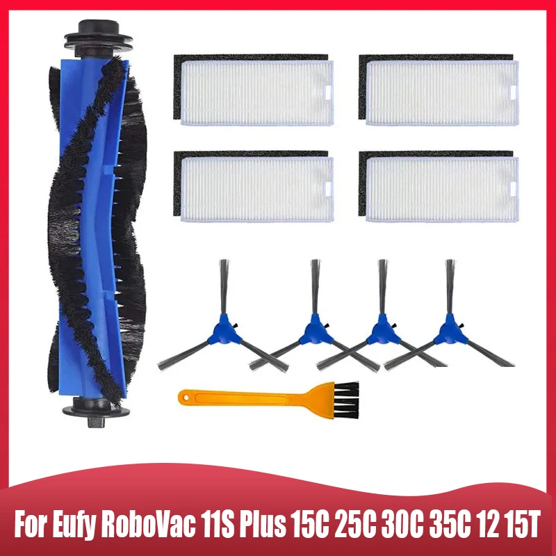 Für Eufy RoboVac 11S Plus 15C 25C 30C 35C 12 15T Roboter Staubsauger Ersatzteile, wichtigsten Seitenbürste Hepa-Filter Ersatzteile Image