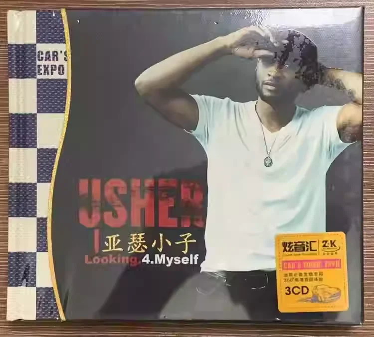 R&B Album Usher Musik-CD: Greatest Hits Zeitlose Komplette Sammlung Musikalben Cosplay Walkman Auto-Soundtracks Geschenkbox Image