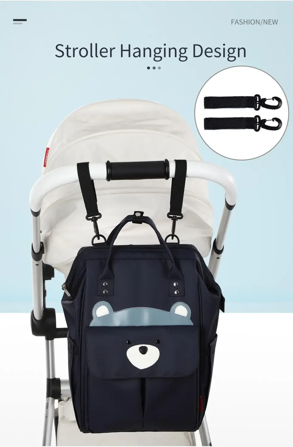 INSULAR Tier Cartoon Design Windel Tasche Rucksack Wasserdicht Mama Mutterschaft Pflege Tasche Große Kapazität Reise Kinderwagen Tasche