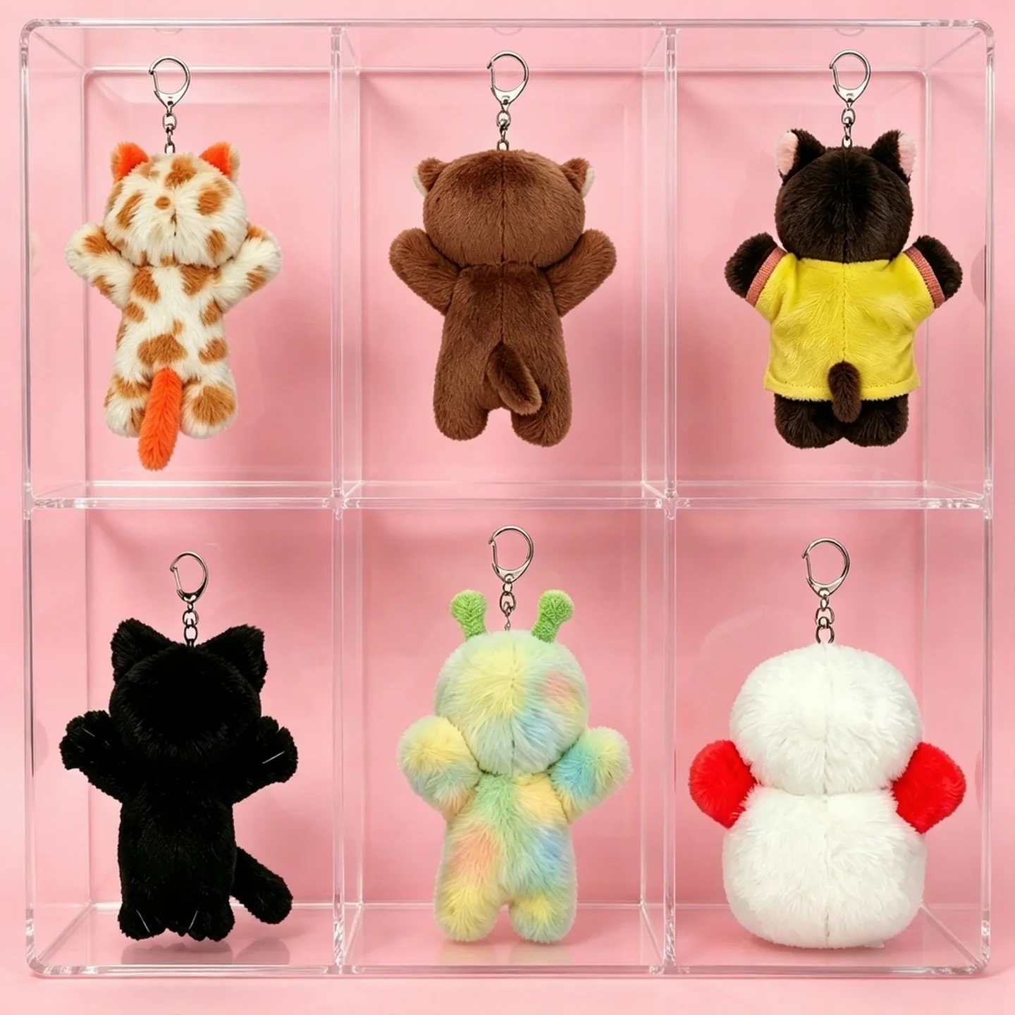 Neuer Kpop Weicher Plüsch-Tier-Schlüsselanhänger Niedlicher Kawaii Taschenanhänger für Fans Image