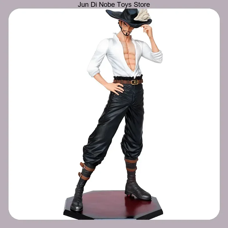 Dracule Mihawk One Piece Weißer Anzug Stehende Pose 28,5cm Anime-Figur Sammlerstück Statue Geschenk für Fans