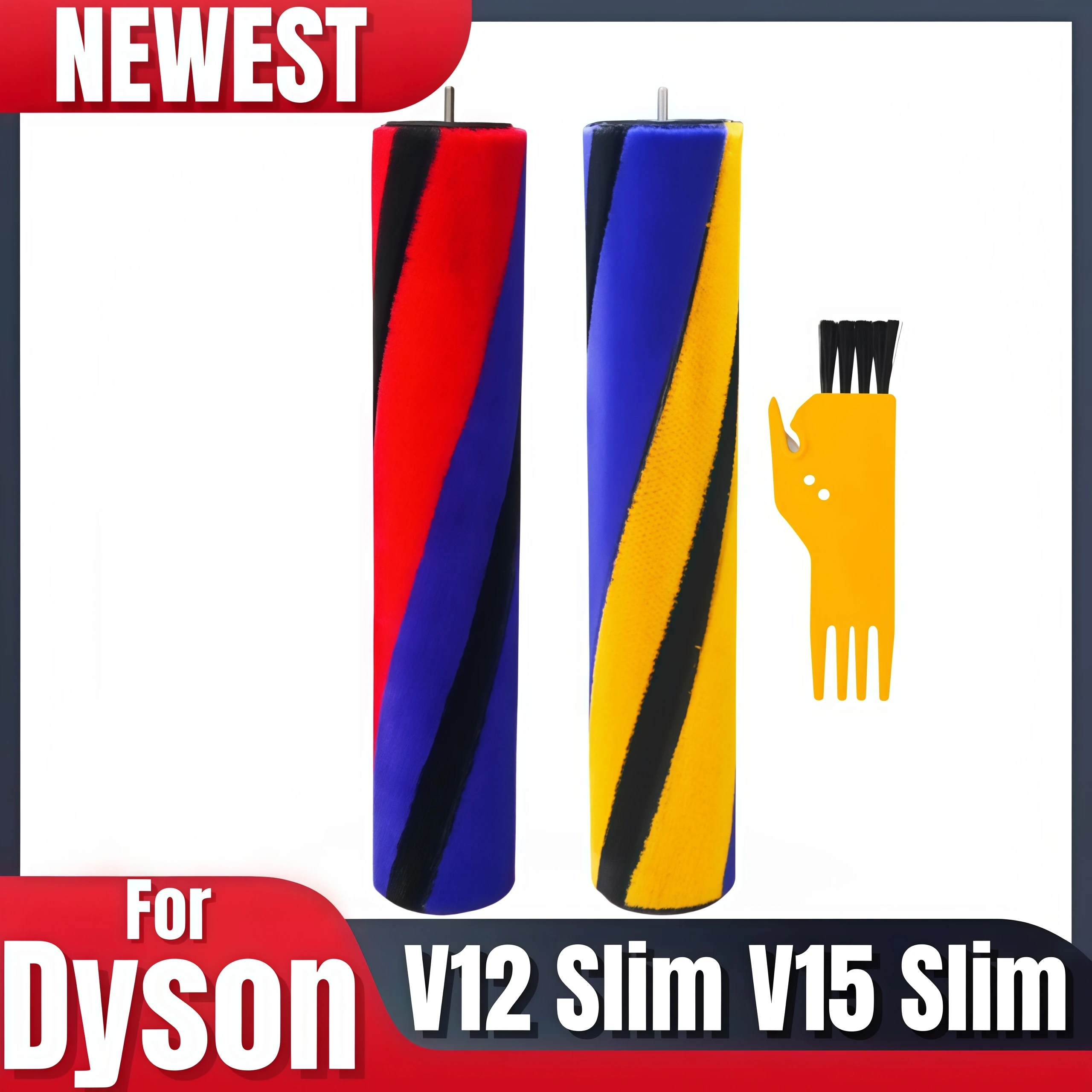Ersatz-Bürstenwalze Kompatibel mit Dyson Gen5/V15/V15 Detect Slim/V12 Detect Slim/V10 Digital Slim/V8 Slim Soft Roller Image