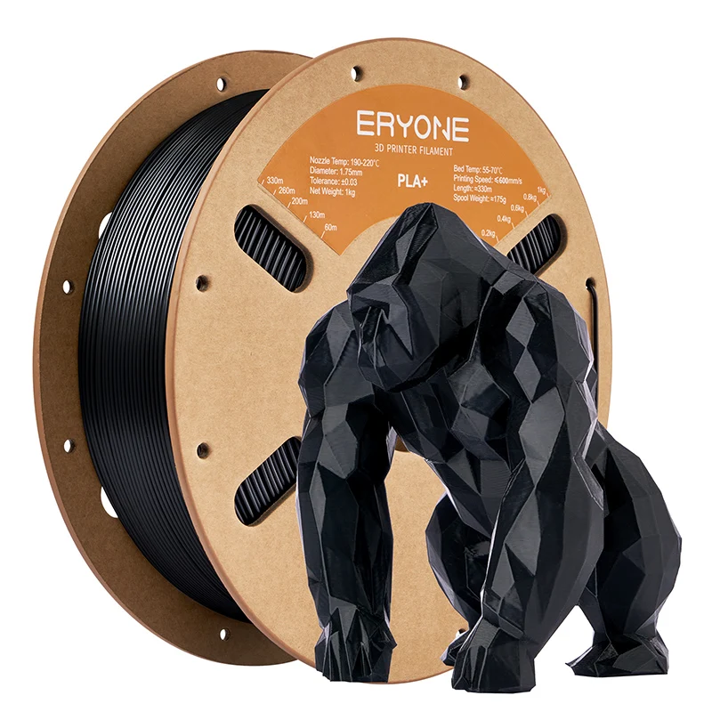 ERYONE 1 kg PLA Plus Premium-Filament 1,75 mm 3D-Druck, mehrfarbig erhältlich, 1 kg pla+ Filament, 1 kg/Spule Image