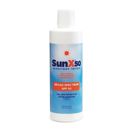 SUNX 18-907G Sunscreen,6 oz,Bottle,50 SPF - SUNX