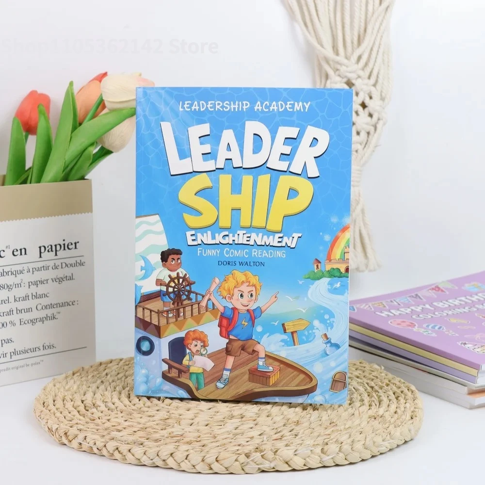Leitfaden für Führungskräfte im Comic-Stil | Verbesserung der Kommunikation und des Sinnsof Verantwortungsbewusstsein | Shape Outstanding Leadership Buchphilosophie Image