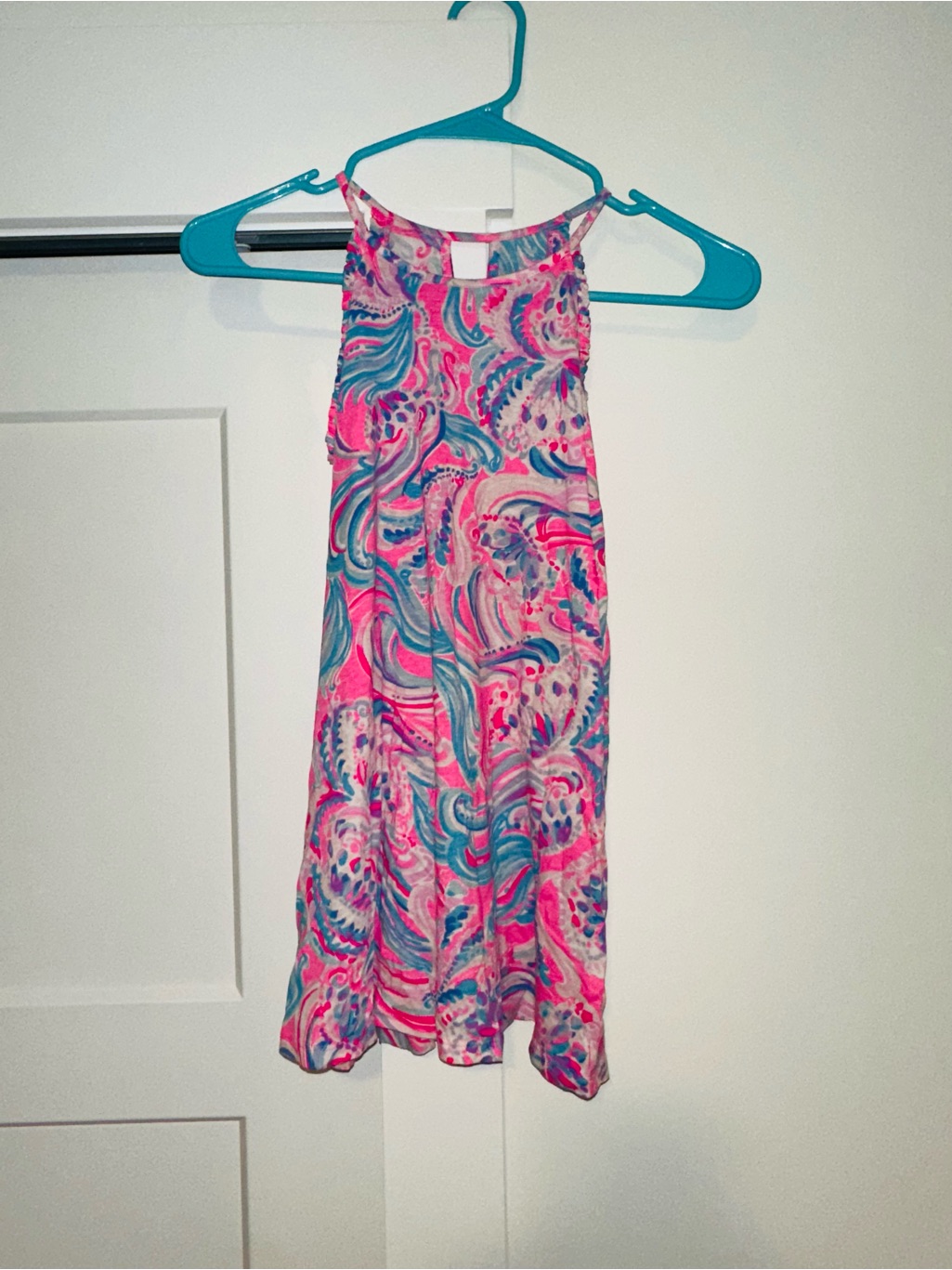 Lilly Pulitzer Dresses | Lilly Pulitzer Kids Dress Size Kids M | Color: Blue/Pink | Size: Mg