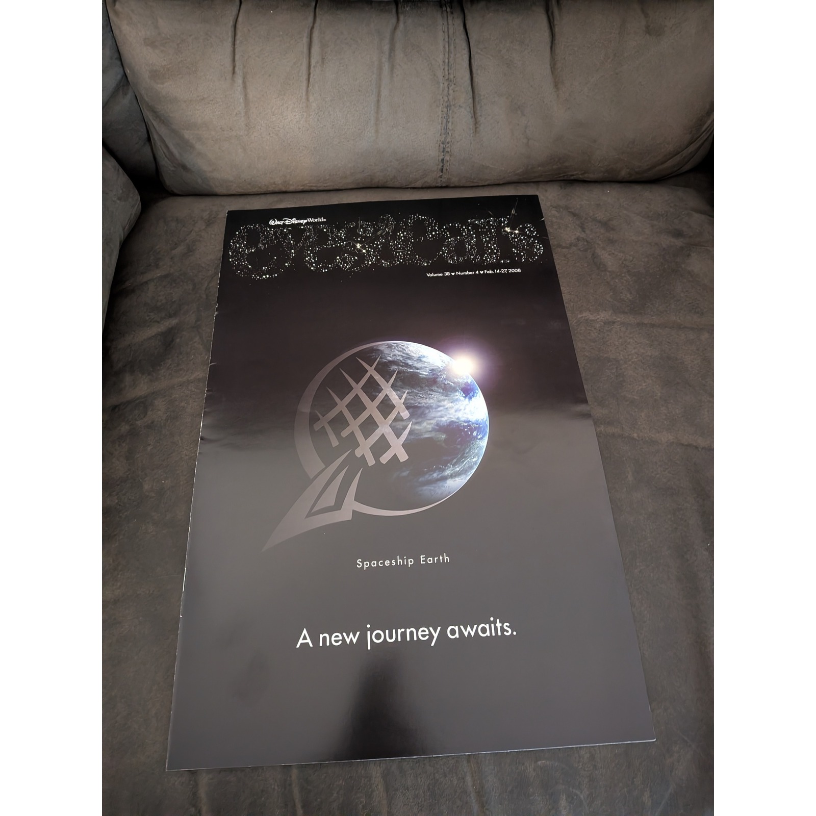 Disney Other | Disney Eyes & Ears Spaceship Earth Epcot Cast Member Magazine Feb 2008 Vol 38 #4 | Color: Black/Blue | Size: Os