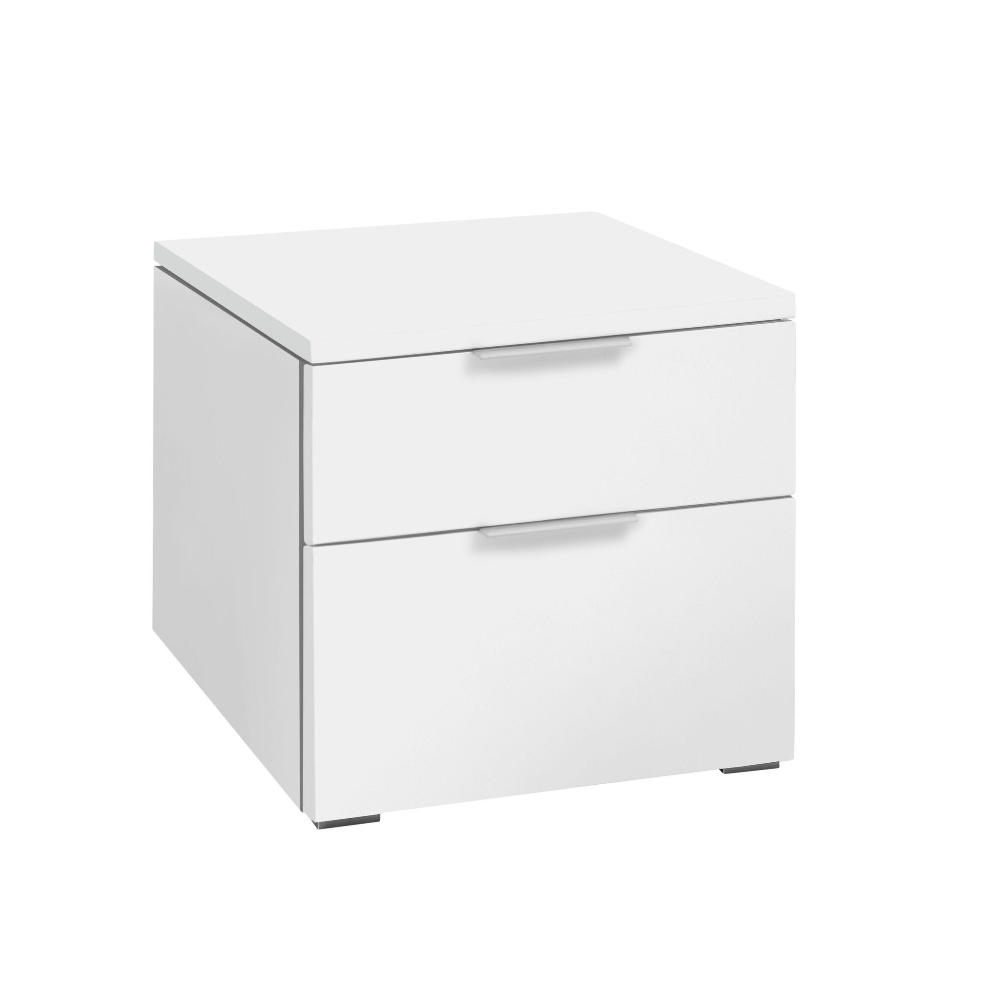 Hasena »Twia« Nachttisch Korpus MDF: 10-Weiss / Front, Top: 76-Eiche brandy, geölt Image