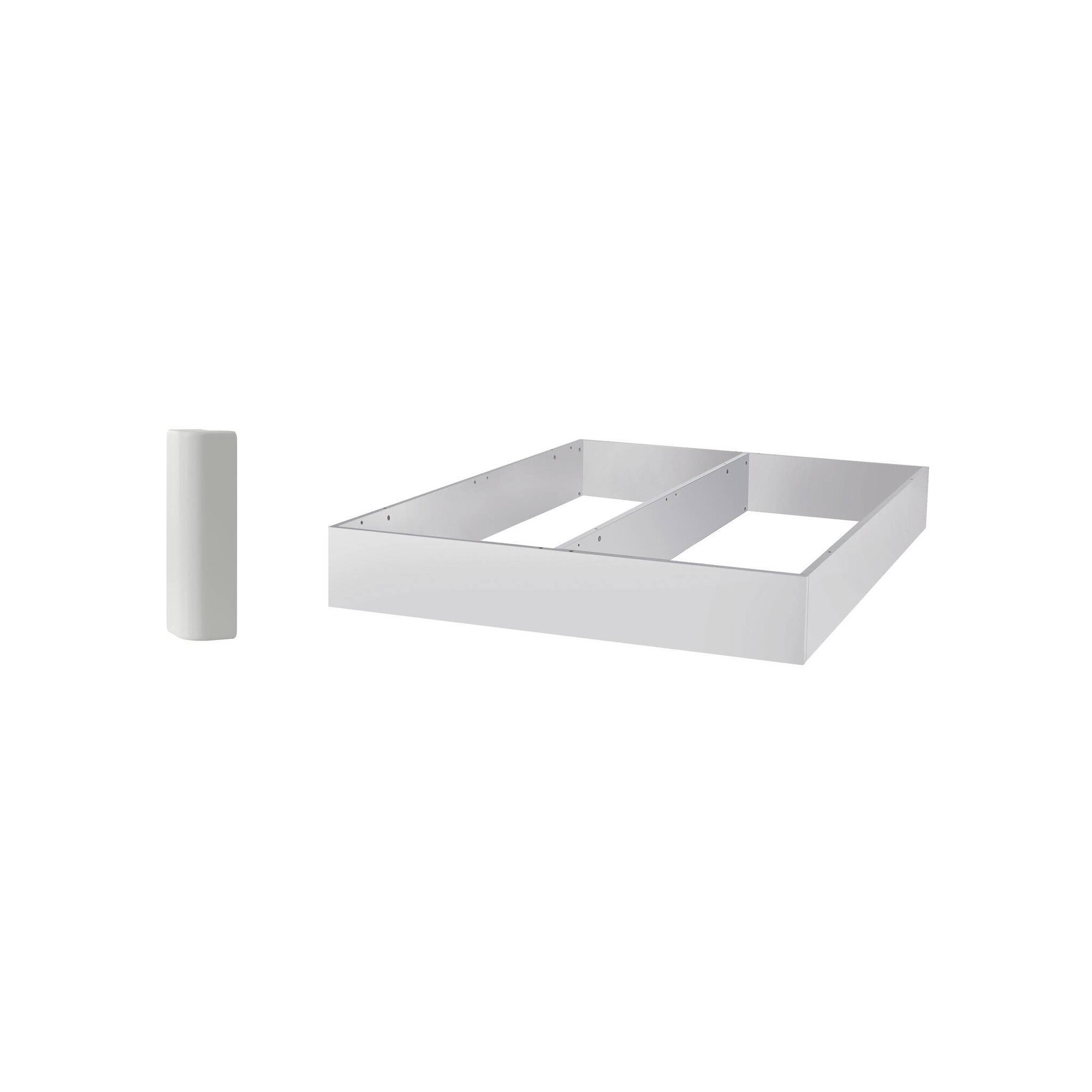 Hasena »Practico-Rono Box 25« Fuss-Set Bettrahmen 160 cm / Weiss / 10-Weiss deckend, lackiert / 200 cm Image