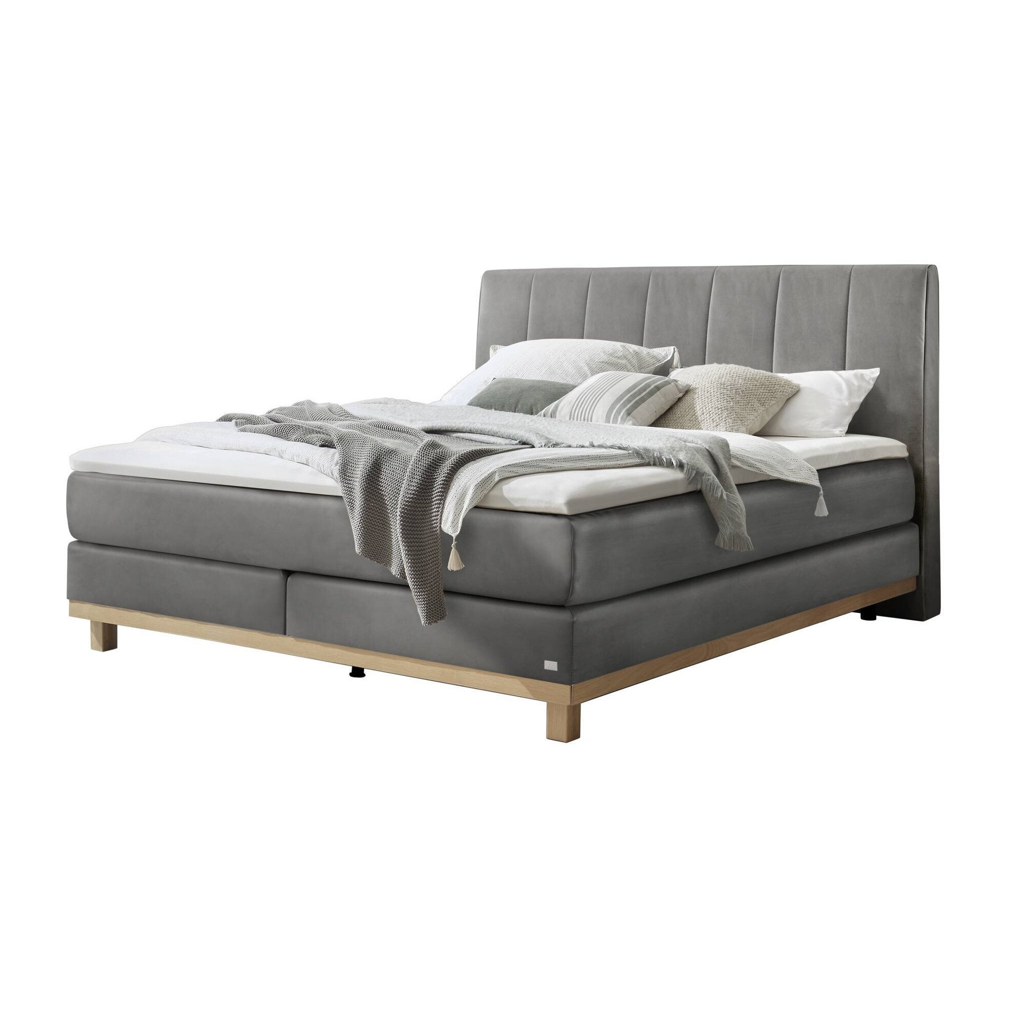 Hasena »Estela-Media« Boxspringbett 200x200 cm / Pace sand Image