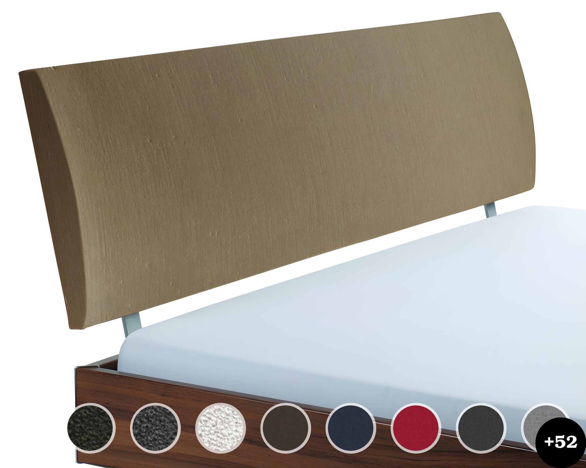 Hasena Dream-Line Kopfteil Lecco 180/200 cm / Pepe grey Image