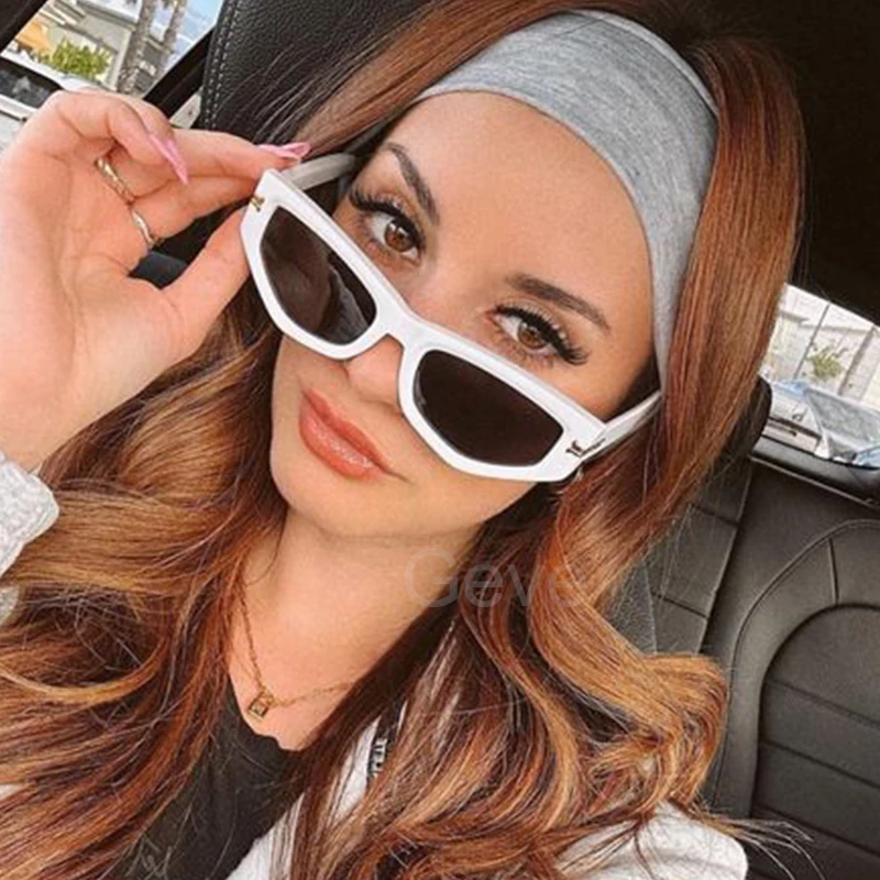 Beliebte Markensonnenbrillen für Damen, Cat-Eye-Stil, neue modische Sommer-Sonnenbrillen, klassische rosa Oculos Feminino Image