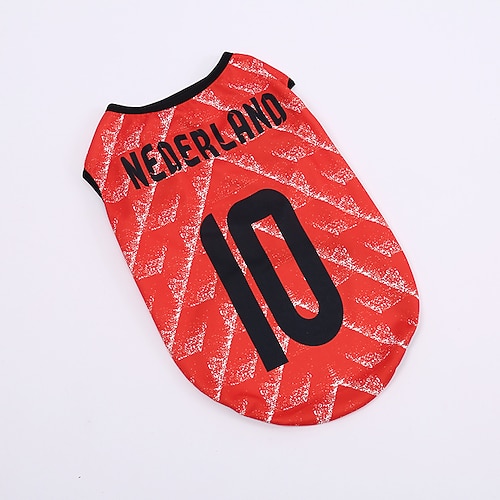 [Haustier-Fußballtrikot] 1-teiliges Haustier-Trikot, Trikot 2026, Haustier-Fußballuniform, Hundeweste, Katzen-T-Shirt, bequemes, atmungsaktives Material