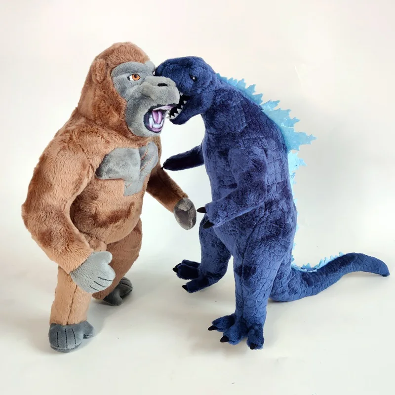 30cm Godzilla vs. Kong Anime Plüschtier König der Monster Godzilla King Kong Plüschkissen Kinderpuppe Dekoartikel Geschenke Image