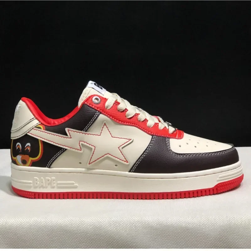 A BATHING APE Original Classics Bape Sta Herren Damen Dropout Skate Schuhe Mode Freizeitschuhe Outdoor Plattform Bärenschuhe Sneakers