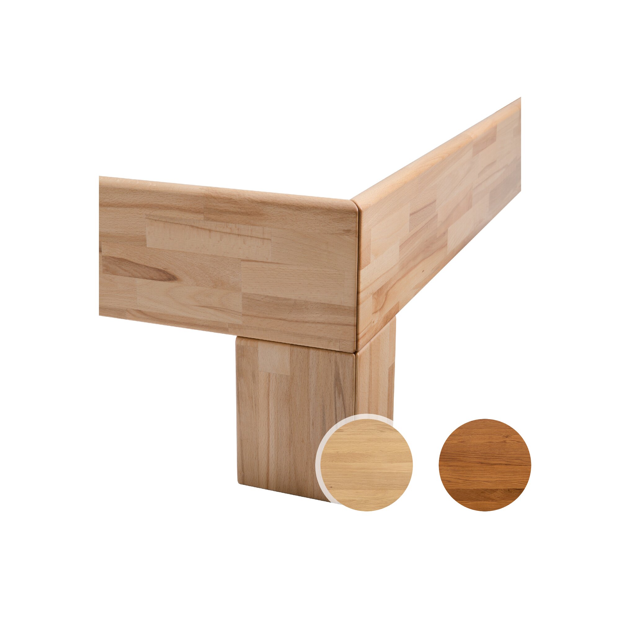 Hasena »Premium 23« Bettrahmen Massivholz 140x210 cm / Eiche brandy, geölt Image