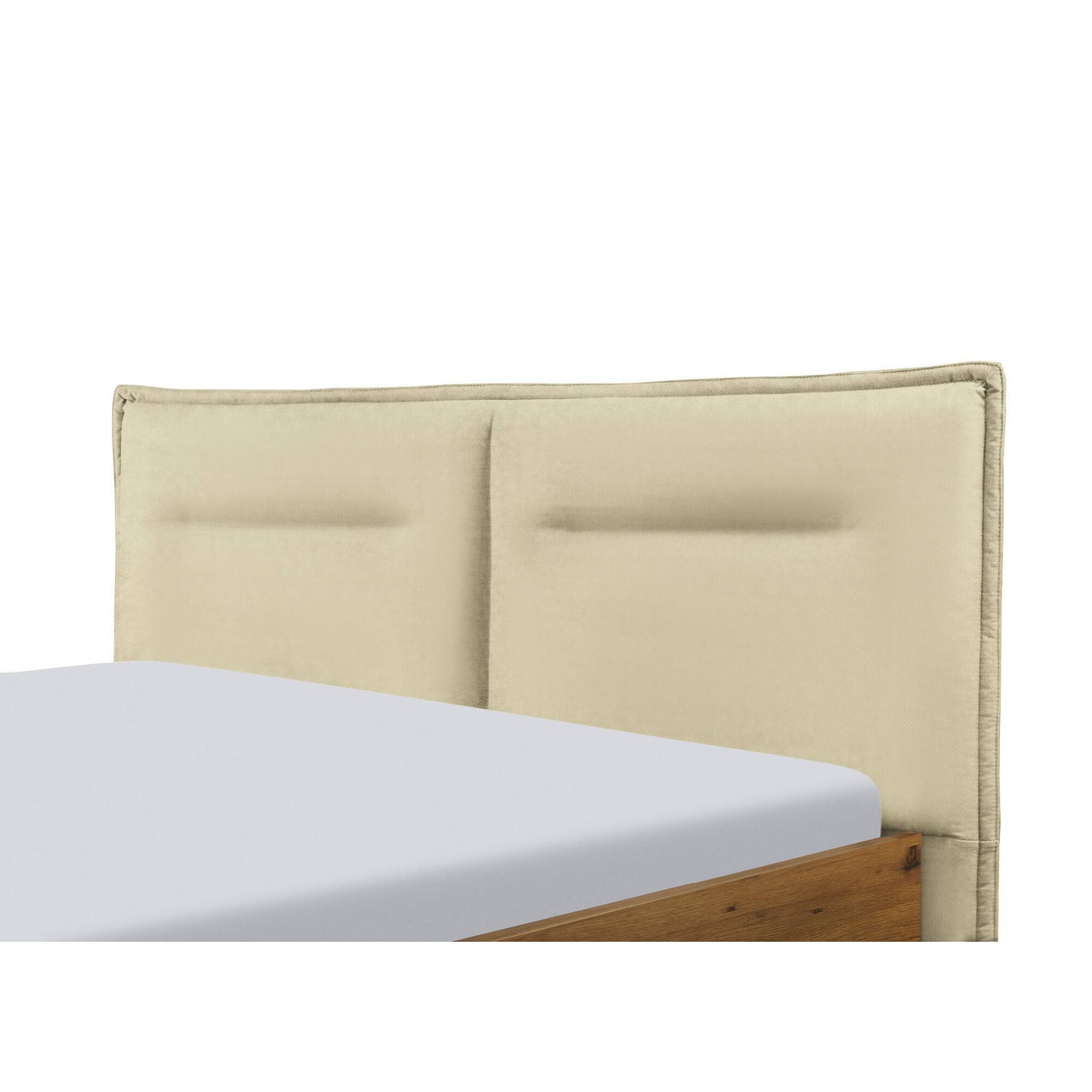 Hasena »Samira« Kopfteil gepolstert 200 cm / Rinovo taupe Image