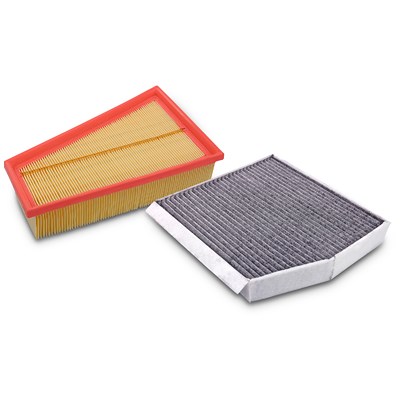 Bestprice Innenraumfilter (Aktivkohle) + Luftfilter [Hersteller-Nr. 41846138] für Mercedes-Benz, Infiniti